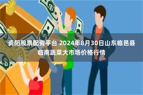 资阳股票配资平台 2024年8月30日山东临邑县临南蔬菜大市场价格行情