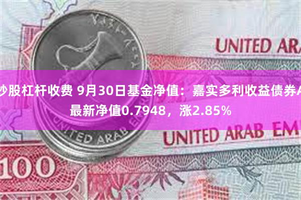 炒股杠杆收费 9月30日基金净值：嘉实多利收益债券A最新净值0.7948，涨2.85%