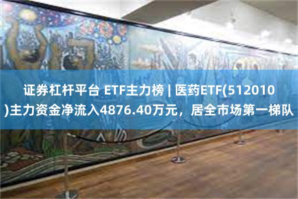 证券杠杆平台 ETF主力榜 | 医药ETF(512010)主力资金净流入4876.40万元，居全市场第一梯队